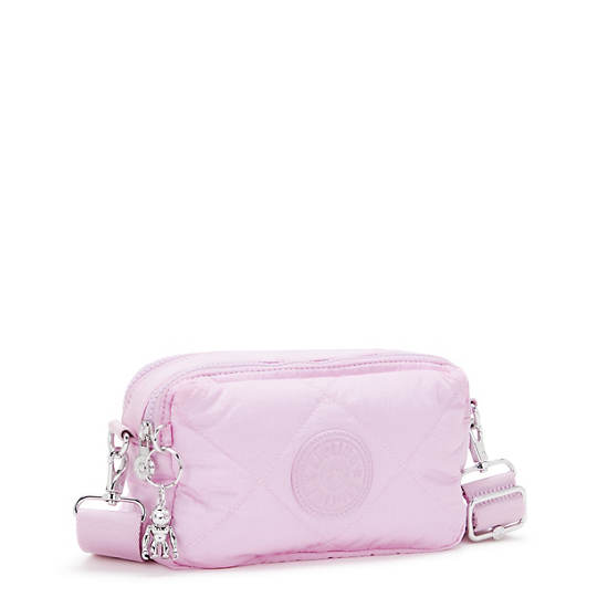 Kipling Milda Quilted Crossbody Bags Pink | K-9275361