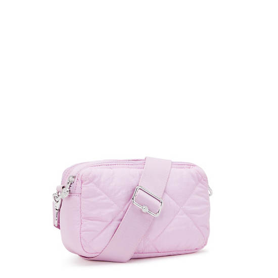 Kipling Milda Quilted Crossbody Bags Pink | K-9275361