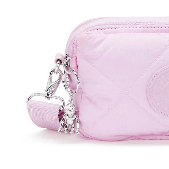 Kipling Milda Quilted Crossbody Bags Pink | K-9275361