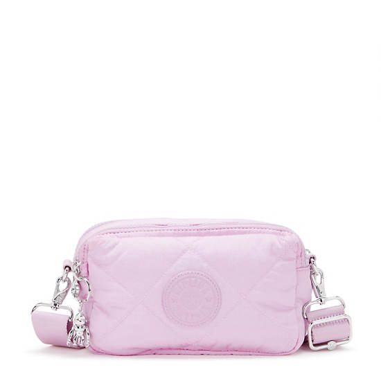 Kipling Milda Quilted Crossbody Bags Pink | K-9275361