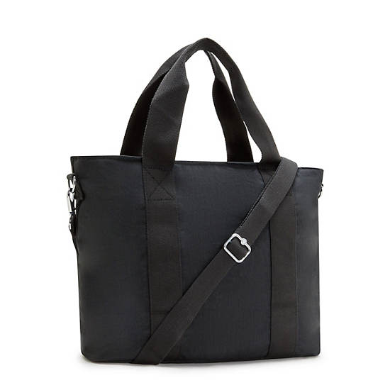 Kipling Minta Large Shoulder Bags Black | K-3718045