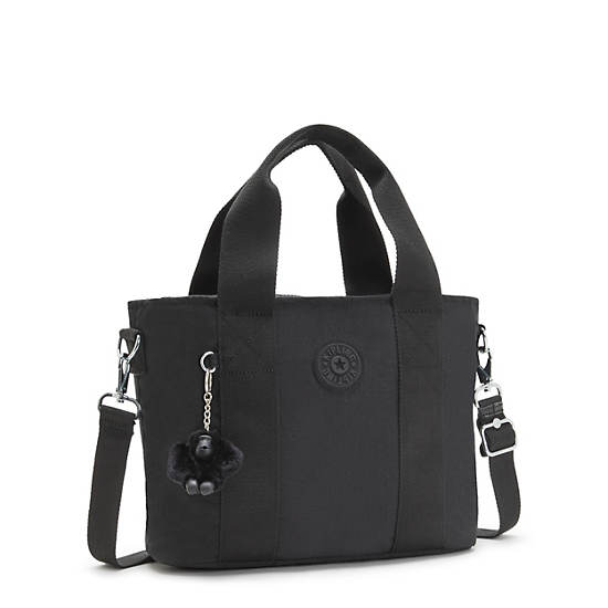 Kipling Minta Medium Tote Bags Black | K-9502816