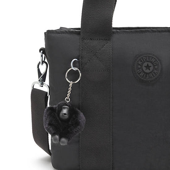 Kipling Minta Medium Tote Bags Black | K-9502816