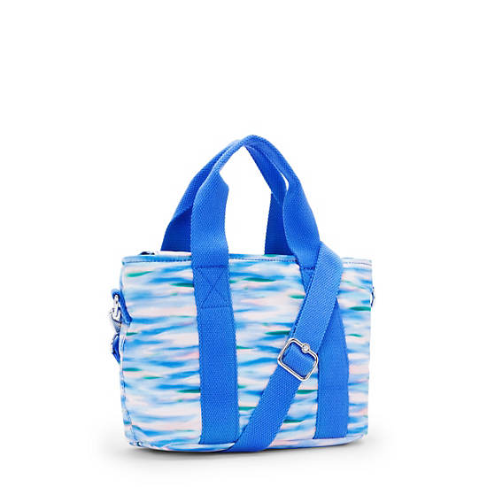 Kipling Minta Printed Shoulder Bags Blue | K-2679351