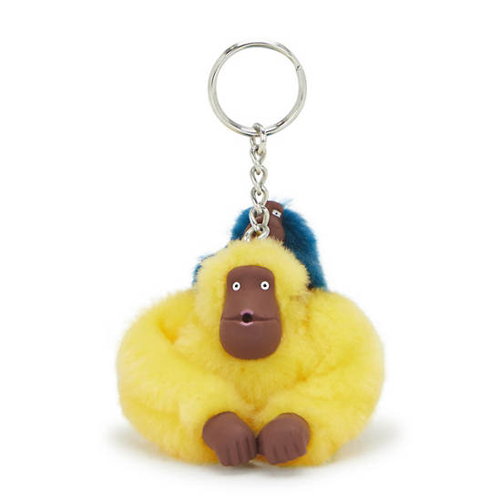 Kipling Mom And Baby Sven Monkey Keychains Orange | K-5098643