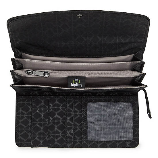 Kipling Money Land Printed Wallet Black | K-3789501