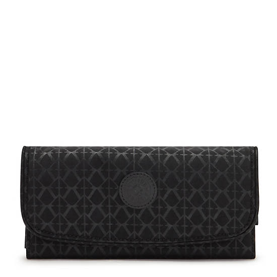 Kipling Money Land Printed Wallet Black | K-3789501