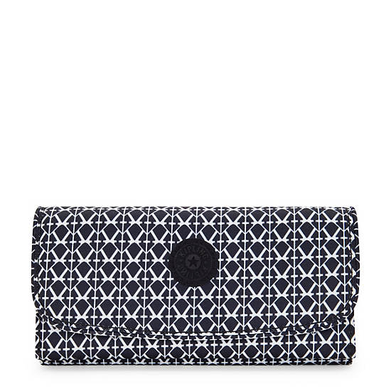 Kipling Money Land Printed Wallet Dark Grey | K-8795620