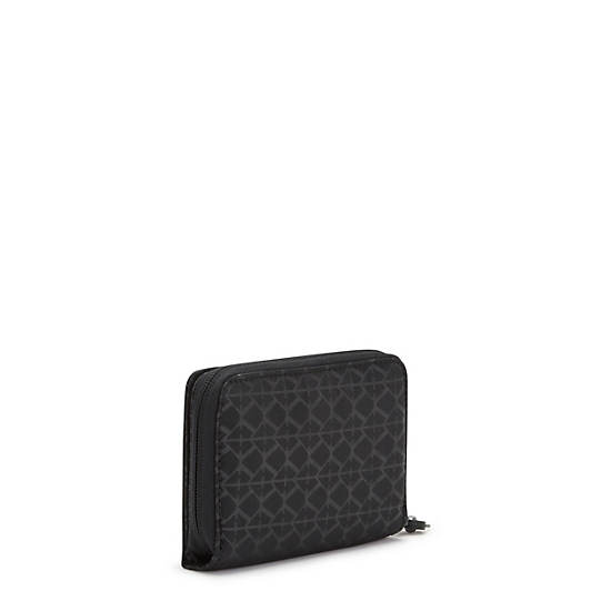 Kipling Money Love Small Printed Wallet Black | K-9341758