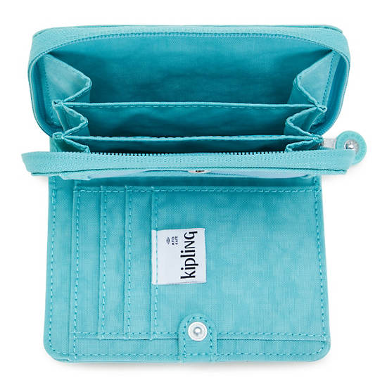 Kipling Money Love Small Wallets Light Turquoise | K-0386527