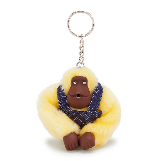 Kipling Monkey Minions Keychains Yellow | K-9273148