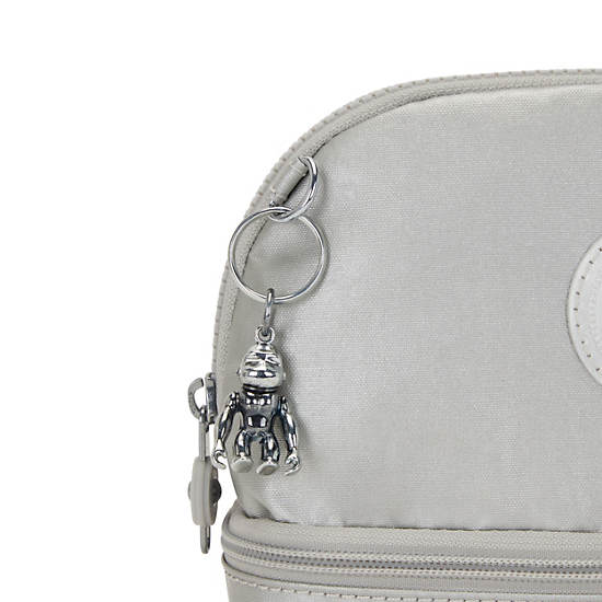 Kipling Multi Keeper Metallic Pouches Grey | K-1748209