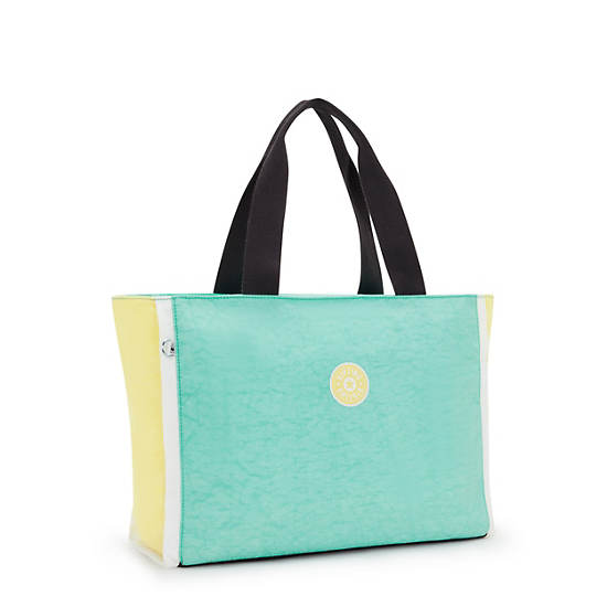 Kipling Nalo Tote Bags Turquoise | K-9705324