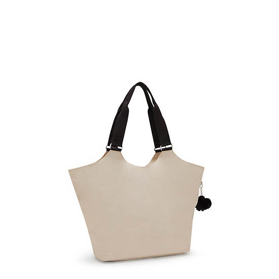 Kipling New Cicely Tote Bags Beige | K-7582641