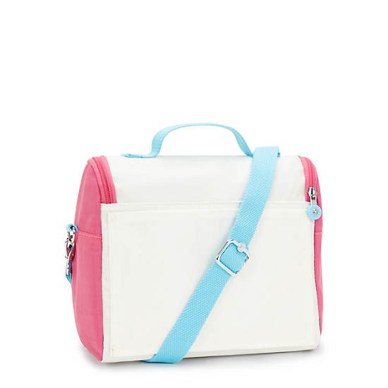 Kipling New Kichirou Metallic Lunch Bags White | K-4639021