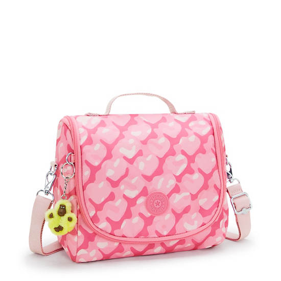 Kipling New Kichirou Printed Lunch Bags Pink | K-8045619