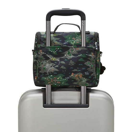 Kipling New Kichirou Printed Lunch Bags Camo | K-7846391