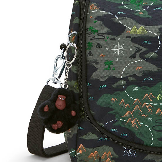 Kipling New Kichirou Printed Lunch Bags Camo | K-7846391