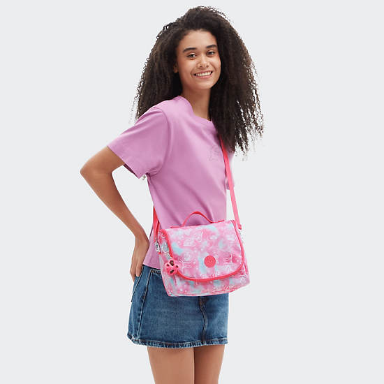 Kipling New Kichirou Printed Lunch Bags Pink | K-7936524