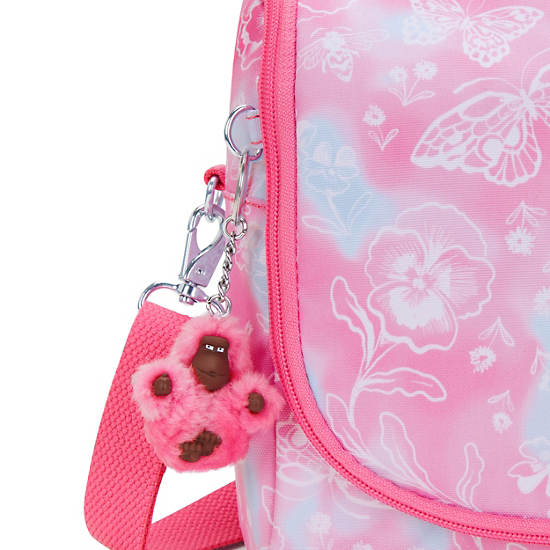 Kipling New Kichirou Printed Lunch Bags Pink | K-7936524