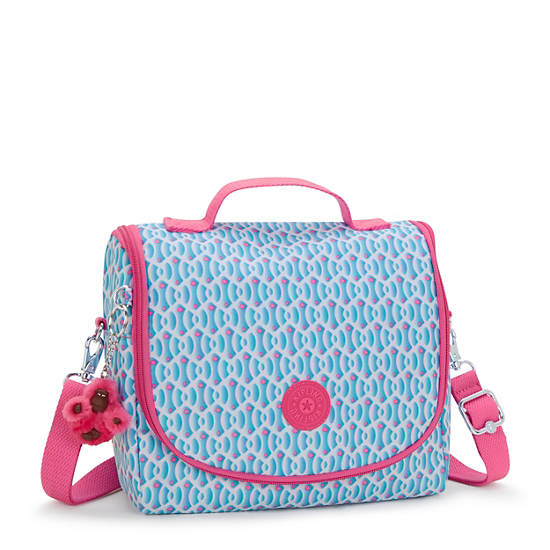 Kipling New Kichirou Printed Lunch Bags Blue | K-6971025