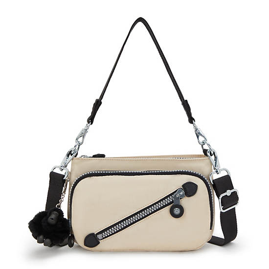 Kipling New Milos Shoulder Bags Beige | K-5426871