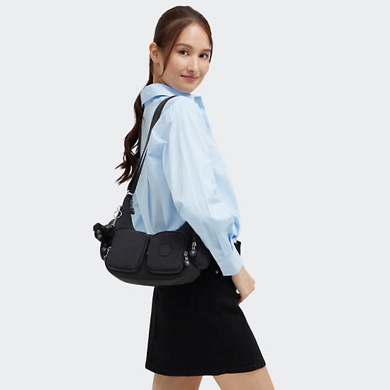 Kipling Rikka Small Crossbody Bags Black | K-1759806