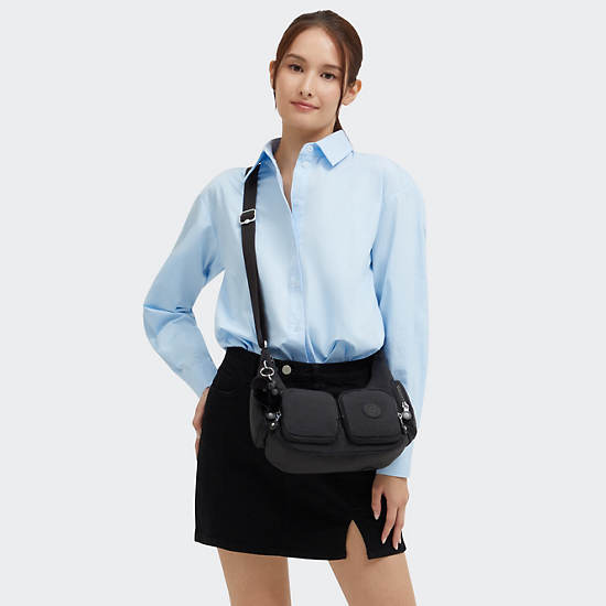 Kipling Rikka Small Crossbody Bags Black | K-1759806