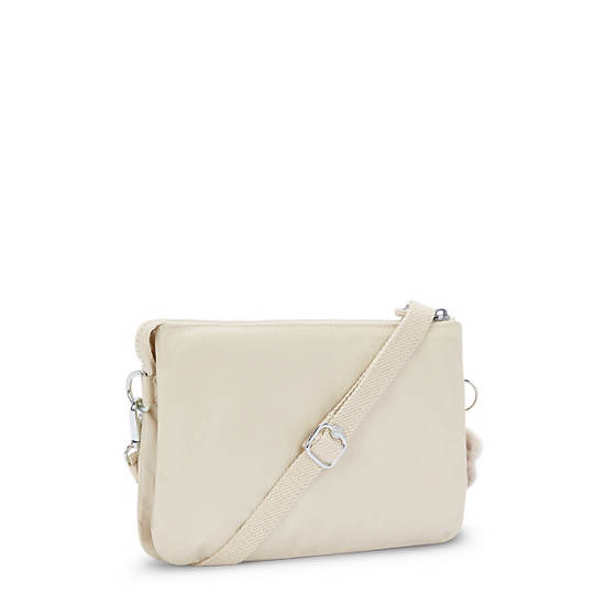 Kipling Riri Metallic Purses Beige | K-0617548