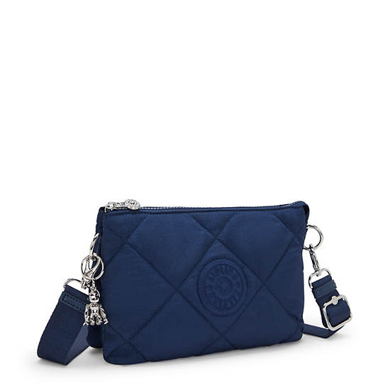 Kipling Riri Quilted Crossbody Bags Blue | K-5947381