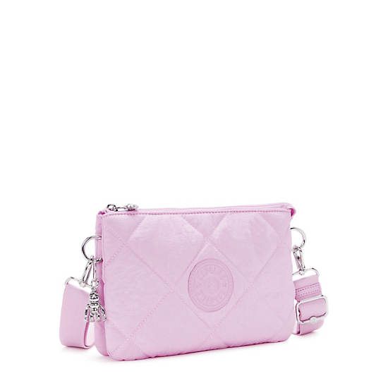 Kipling Riri Quilted Crossbody Bags Pink | K-8342609