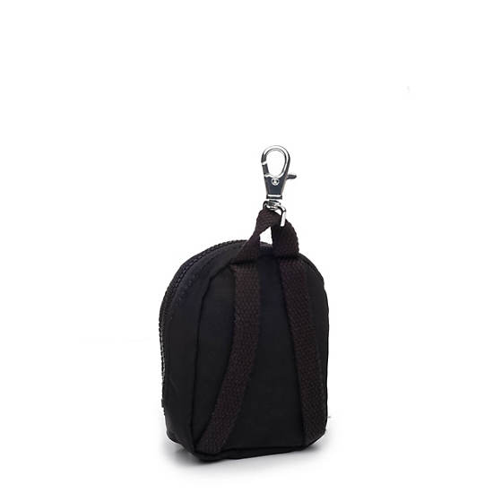 Kipling Seoul Mini Printed Keychains Black | K-7964583