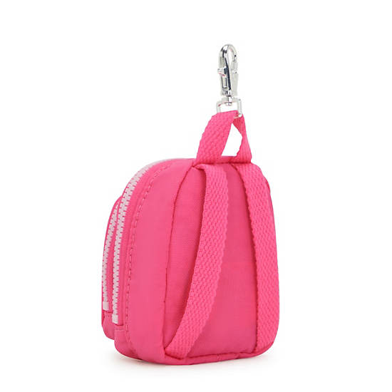 Kipling Seoul Mini Printed Keychains Pink | K-8354601