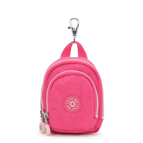 Kipling Seoul Mini Printed Keychains Pink | K-8354601