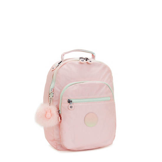 Kipling Seoul Small Metallic Tablet Backpack Pink | K-0652817