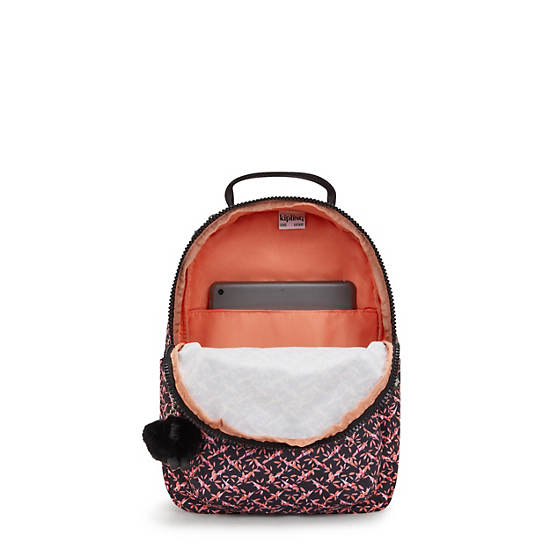 Kipling Seoul Small Printed Tablet Backpack Multicolor | K-3942605