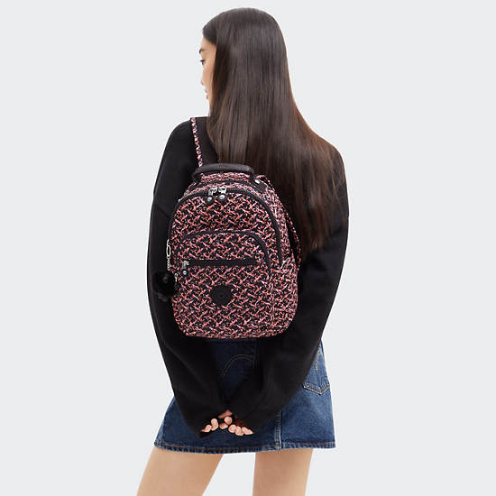 Kipling Seoul Small Printed Tablet Backpack Multicolor | K-3942605