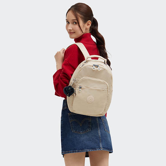 Kipling Seoul Small Tablet Backpack Beige | K-6571402