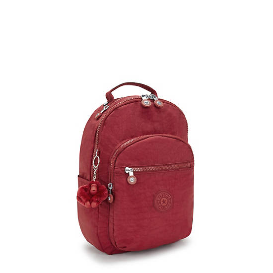 Kipling Seoul Small Tablet Backpack Red | K-2197384