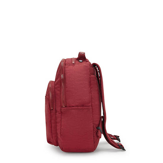 Kipling Seoul Small Tablet Backpack Red | K-2197384