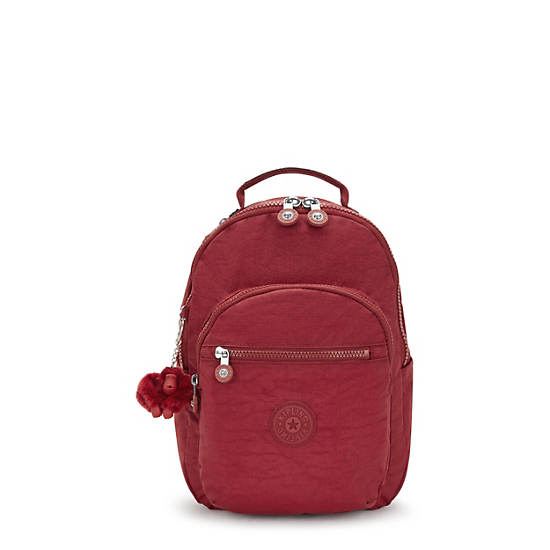 Kipling Seoul Small Tablet Backpack Red | K-2197384