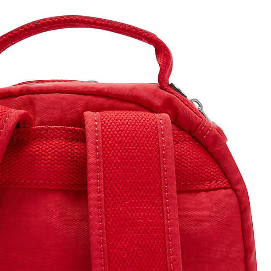 Kipling Seoul Small Tablet Backpack Red Dark Red | K-2304198