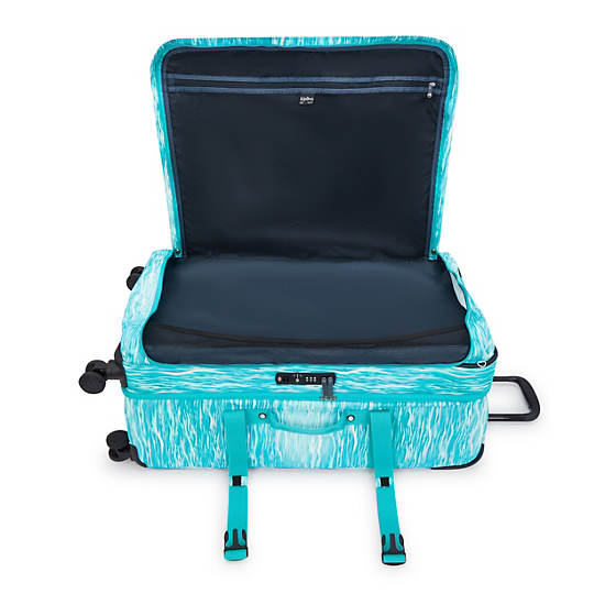 Kipling Spontaneous Large Printed Luggage Light Turquoise | K-2683074