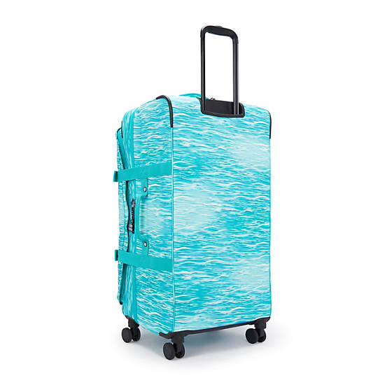 Kipling Spontaneous Large Printed Luggage Light Turquoise | K-2683074