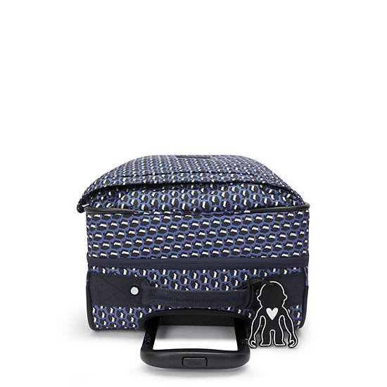 Kipling Spontaneous Small Printed Luggage Blue | K-0531269