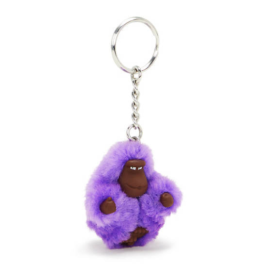 Kipling Sven Extra Small Monkey Keychains Purple | K-3276804