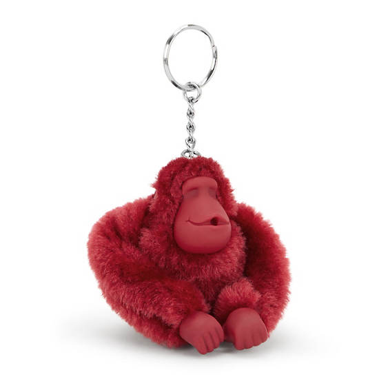 Kipling Sven Medium Monkey Keychains Red | K-7612389