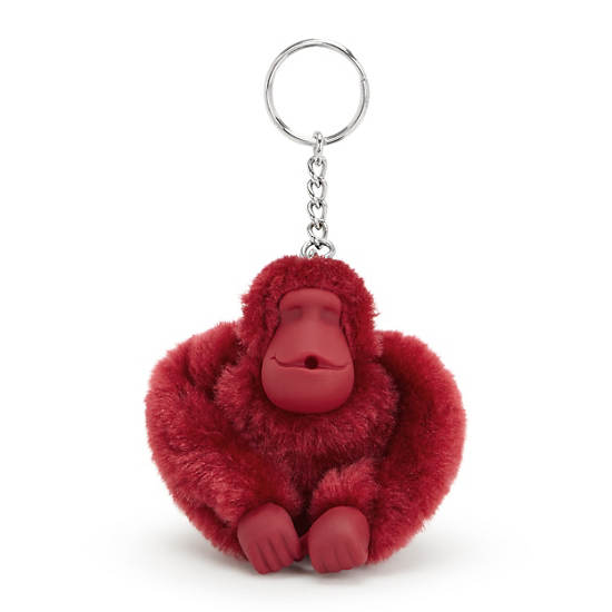 Kipling Sven Medium Monkey Keychains Red | K-7612389