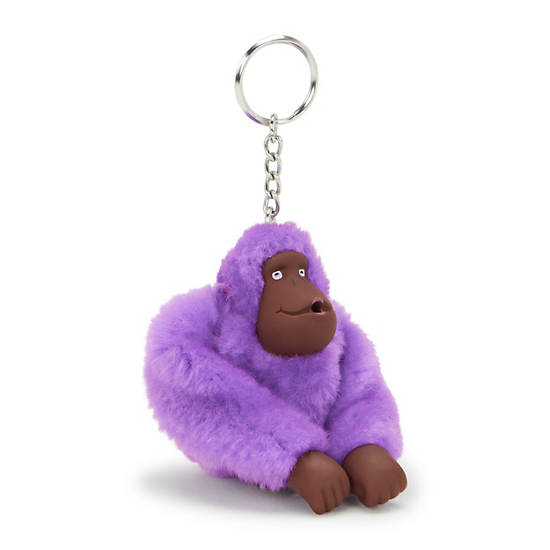 Kipling Sven Monkey Keychains Purple | K-0569471