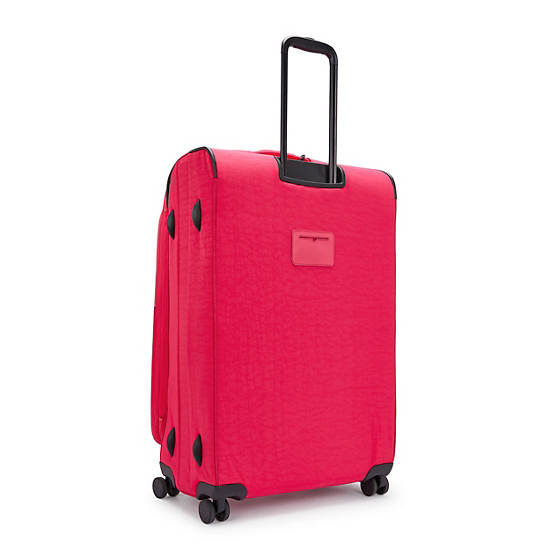 Kipling Youri Spin Large 4 Wheeled Luggage Pink | K-2985371